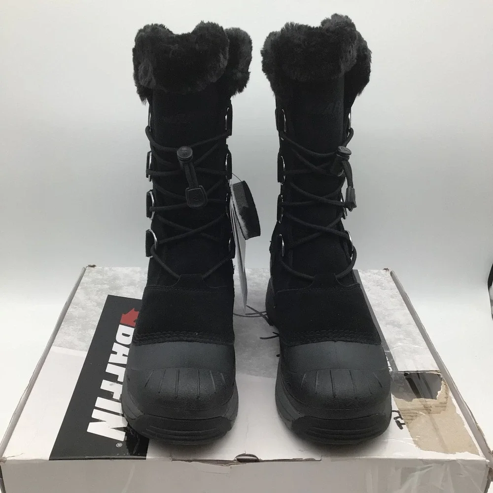 Baffin Chloe Womens Black Waterproof Winter Snow Boots 4510-0185 Size 9 NEW